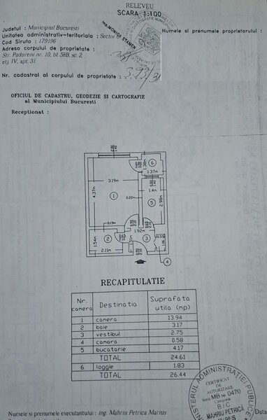 Crangasi, str. Padureni, comision 0%, garsoniera.